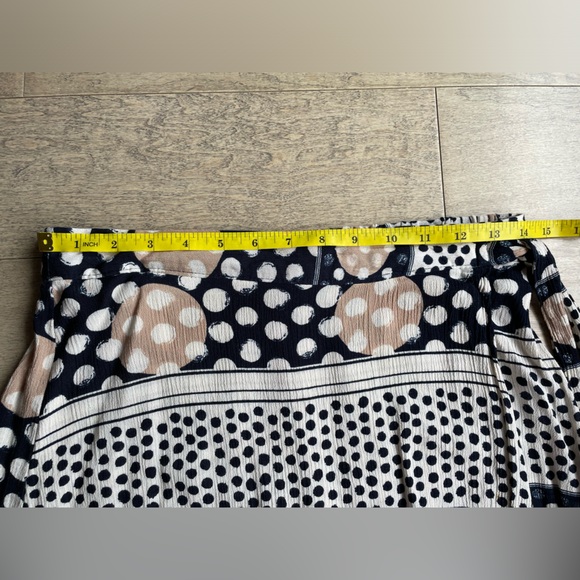 Faux wrap A-line Vero Moda medium skirt - Picture 7 of 8